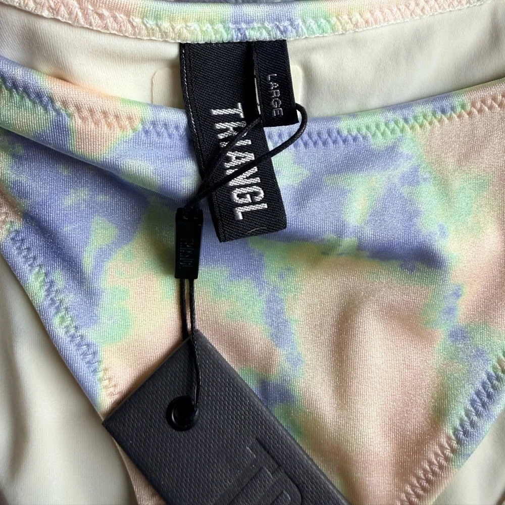 Triangl Bikini Bottom Large NWT Tie Dye Pastel